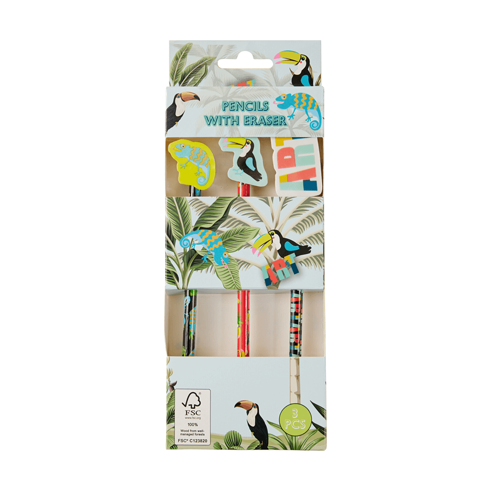 POTLOOD MET GUM | SET VAN 3