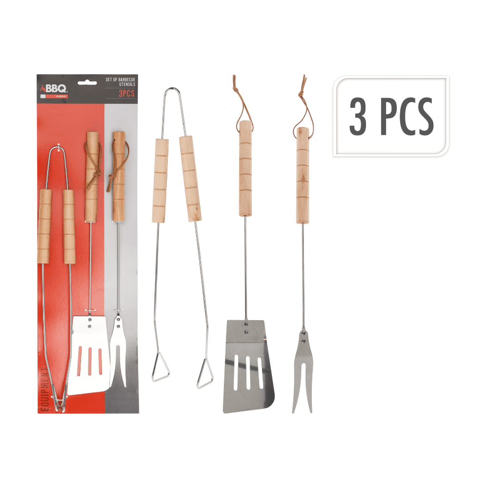 BBQ GEREEDSCHAP - SET 3DLG