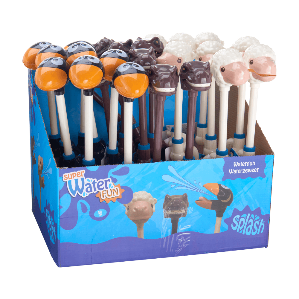WATERGEWEER 38CM - 3 ASSORTI DIEREN