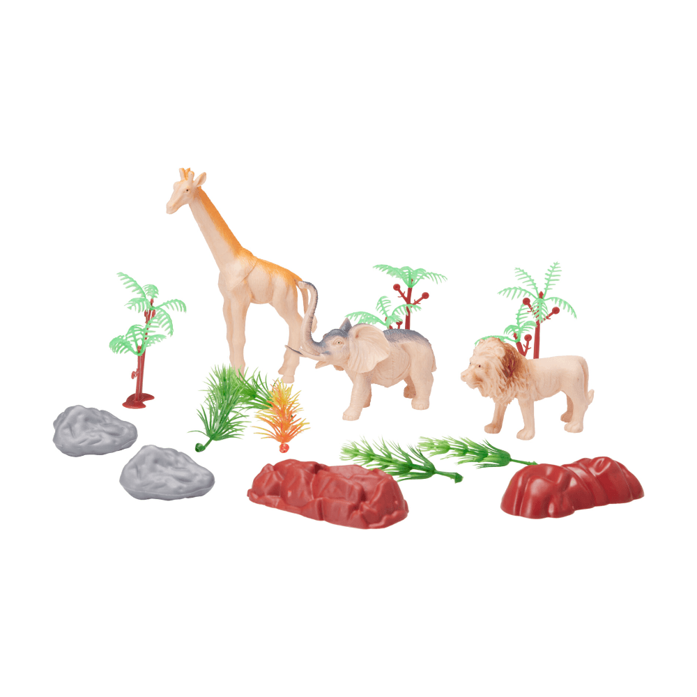 DIEREN SPEELSET IN TUBE - 3 ASSORTI