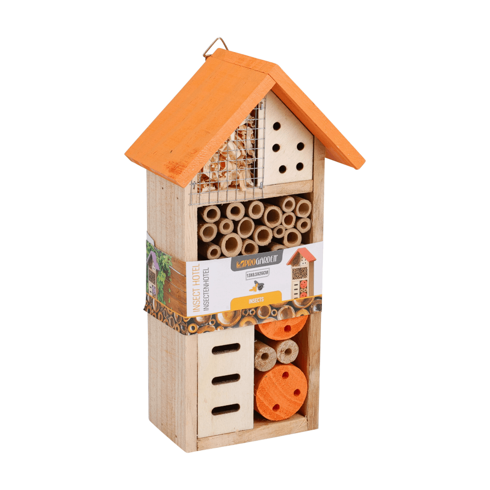 INSECTENHOTEL | 130X85X260CM - 4 ASSORTI