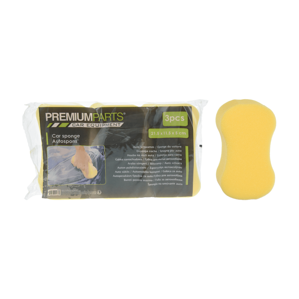 AUTOSPONS GEEL | SET VAN 3 STUKS