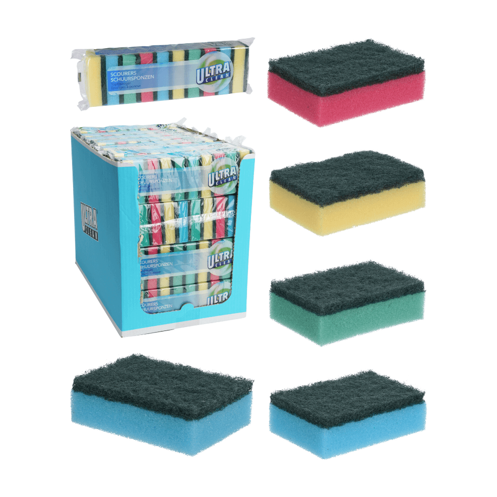SCHUURSPONS | 10 STUKS - 80X50MM