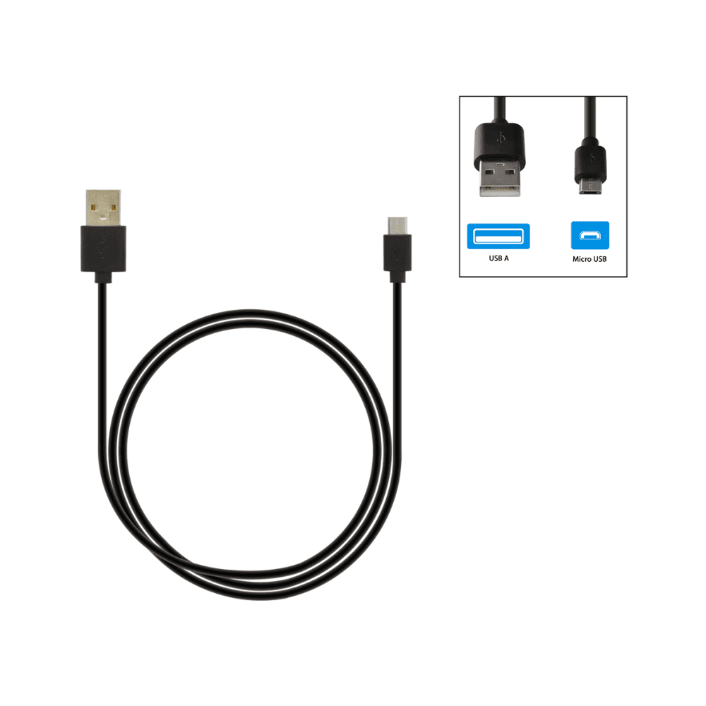 Grab 'N Go - Datacable Micro USB 1m Black