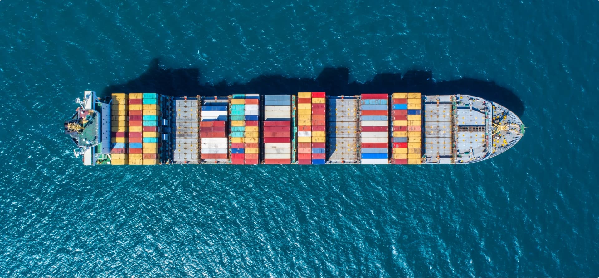Internationale groothandel - containerschip