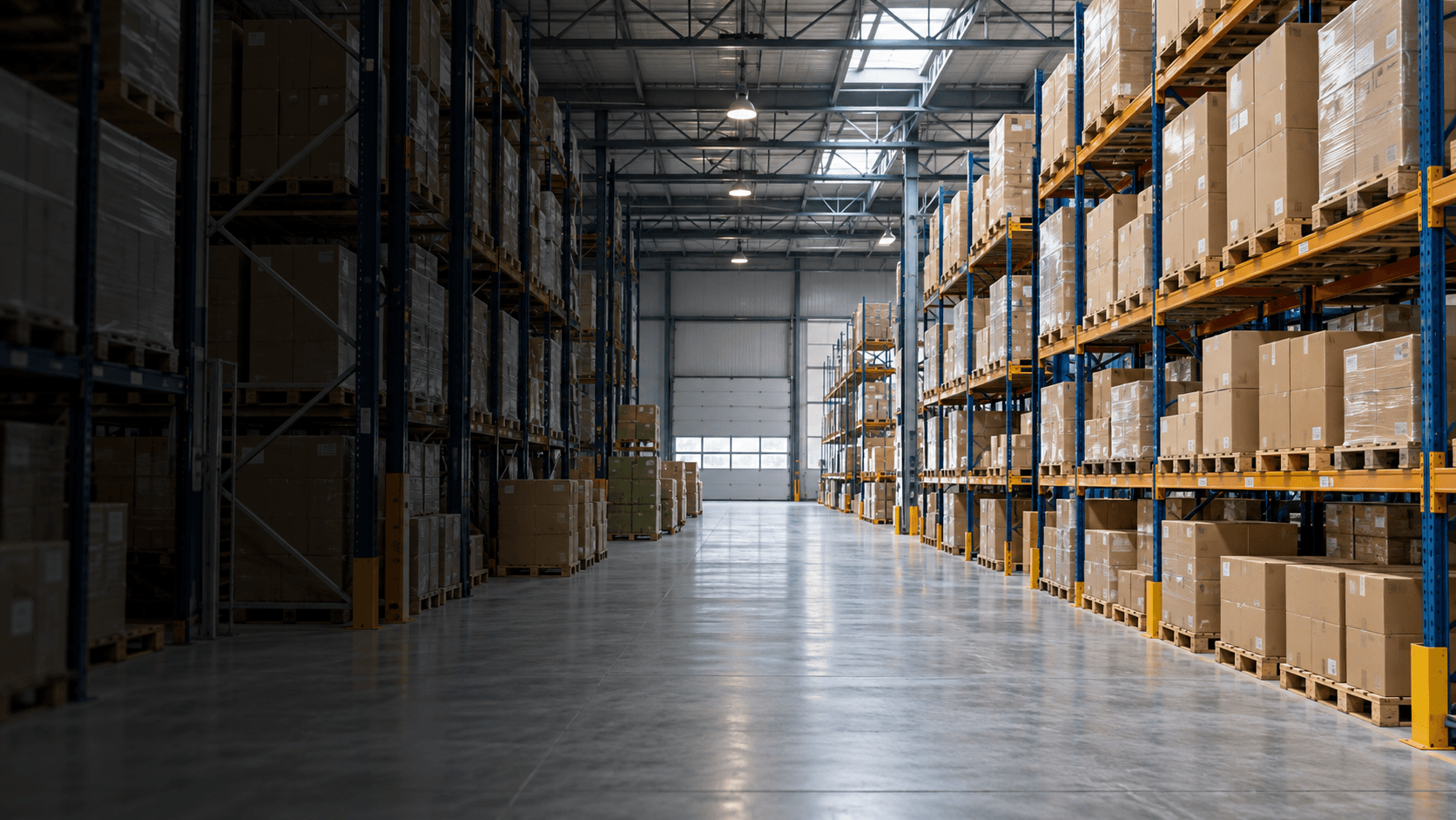 Internationale groothandel - containerschip