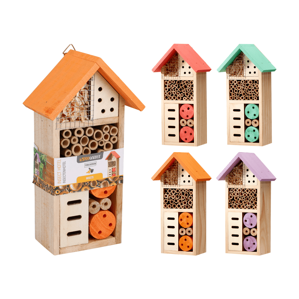 INSECTENHOTEL | 130X85X260CM - 4 ASSORTI