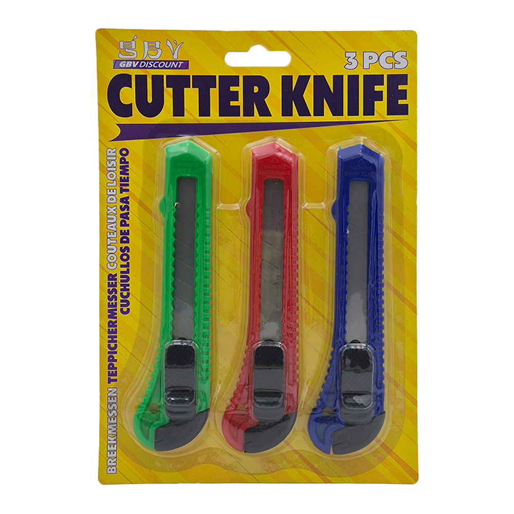 Cutter Knife 3PCS | GBV Discount
