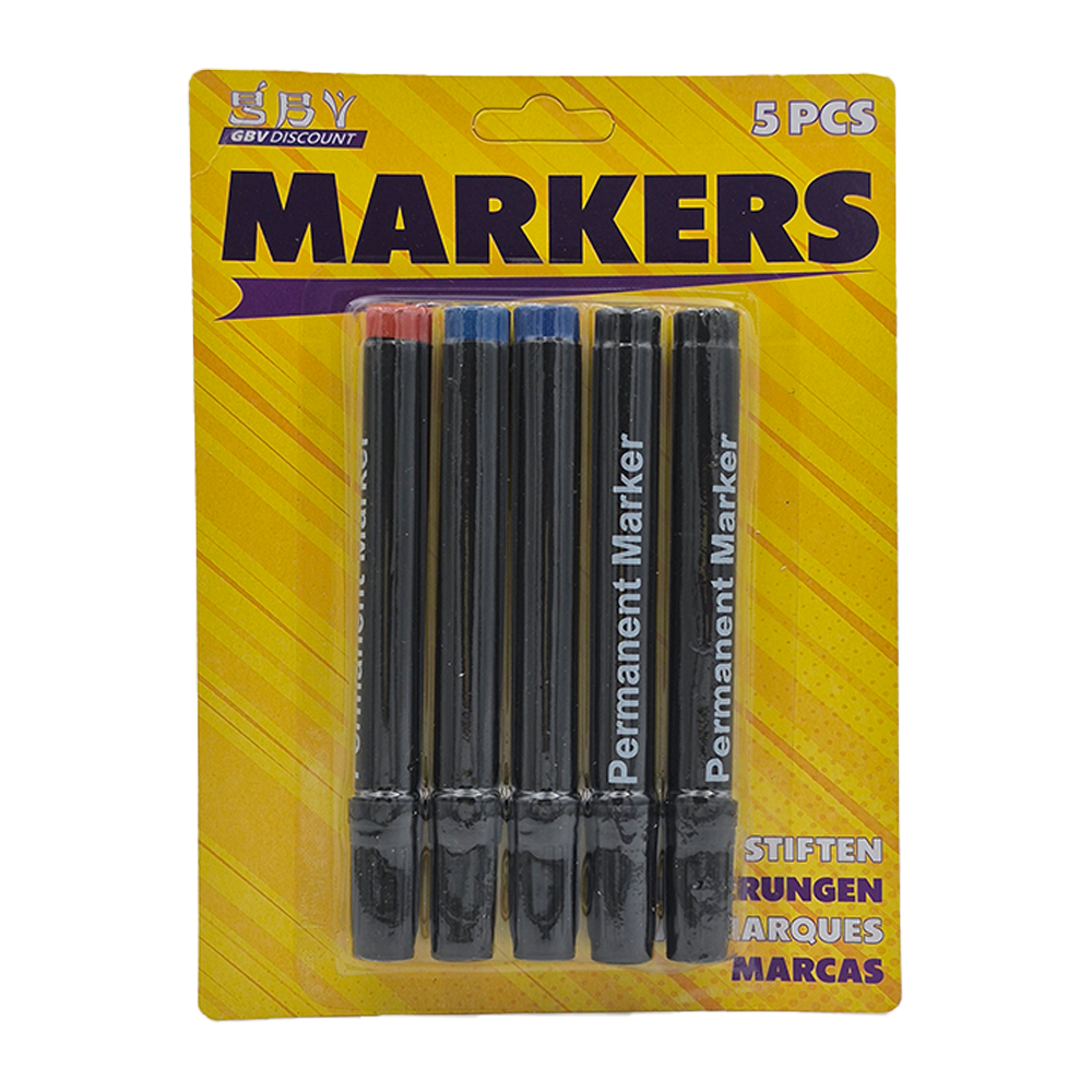 Marker 3 color - 5 stuks | GBV Discount