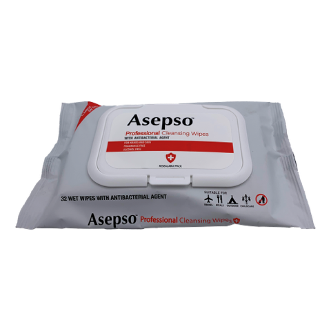 Asepso Antibacteriële doekjes | 32 stuks