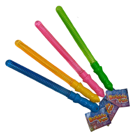 Bellenblaas stick 120ml | 37 cm 4 ass. kleur